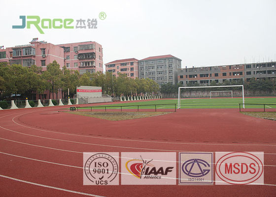 Wear Resistant Running Track Flooring Permeable For Outdoor Stadium