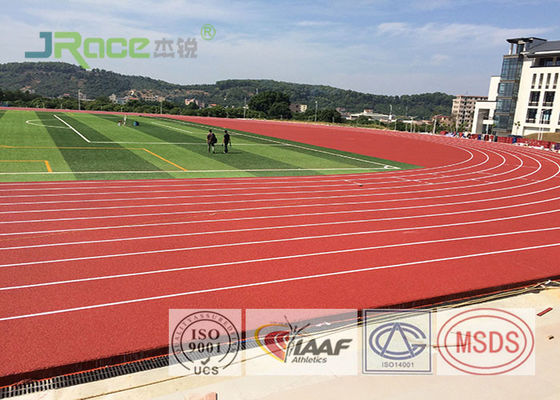 Olympic Track And Field Surface No Reflective For Rubber Runway Construction