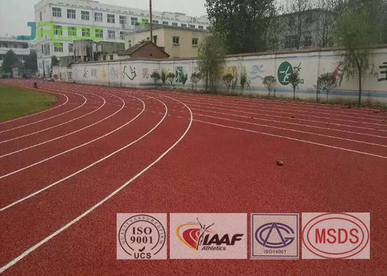 Olympic Track And Field Surface No Reflective For Rubber Runway Construction