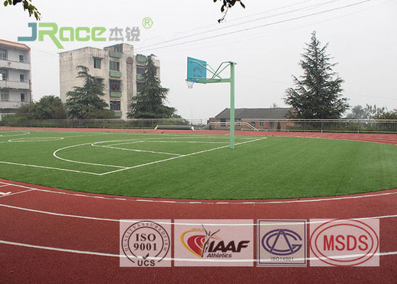 Public Park Athletics Running Track Surface Flooring Environmentally Friendly