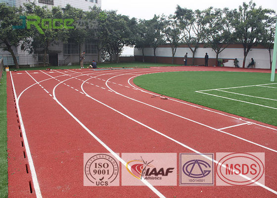 Olympic Track And Field Surface No Reflective For Rubber Runway Construction