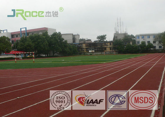 Synthetic Athletic Tartan Track Surface Eye Protection Playground Shock Absorption