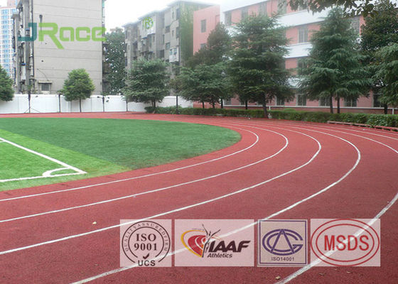 Indoor Track And Field Surface Prefabricated Rubber Running Track Material