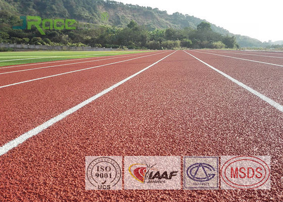 Indoor Track And Field Surface Prefabricated Rubber Running Track Material