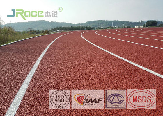 Professional Synthetic Running Track Surface , Track And Field Track Material