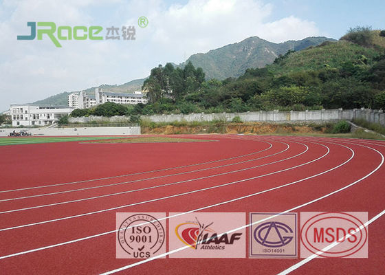 IAAF Approved 400 Meter Jogging Track Flooring International Standard