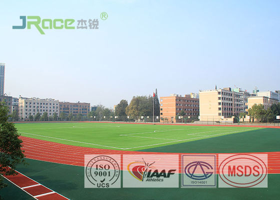 Resilient Track And Field Surface Material , Outdoor Running Track Surface