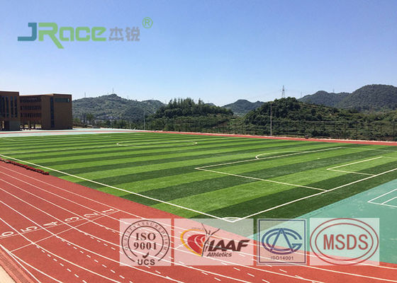 Resilient Track And Field Surface Material , Outdoor Running Track Surface