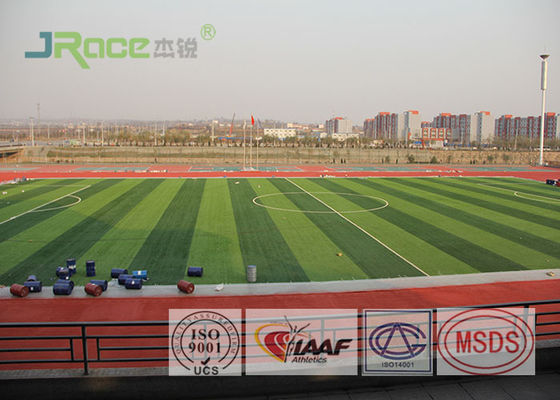 Economical Jogging Track Flooring , Ventilative Olympic Track Surface Material