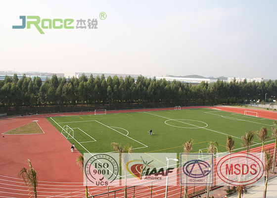 Sandwich System Synthetic Jogging Track Flooring Anti Static For Exterior Sports