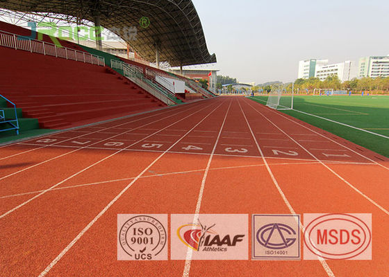 Outdoor Durable Rubber Running Track Material Anti Oxidation Wear Resistant