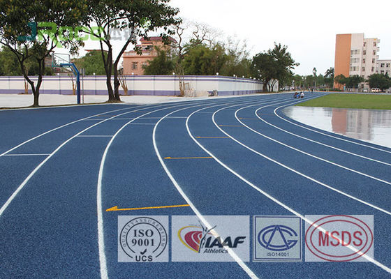 Outdoor Durable Rubber Running Track Material Anti Oxidation Wear Resistant