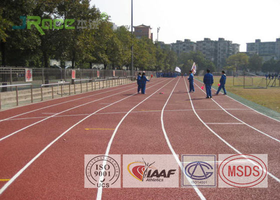 Public Park Athletics Running Track Surface Flooring Environmentally Friendly