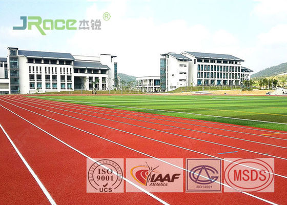 All Weather Standard Rubber Running Track Material With Spike Resistant Surfaces