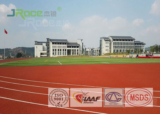 All Weather Standard Rubber Running Track Material With Spike Resistant Surfaces