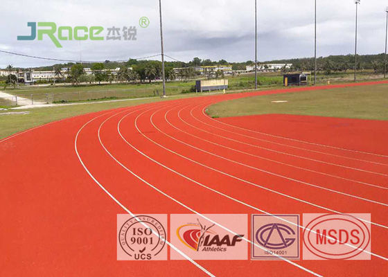 Polyurethane Resin Olympic Running Track , Tartan Track And Field Anti Cracking