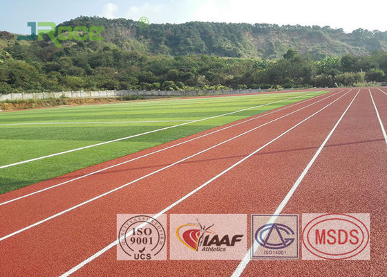 Indoor Athletics Track Surface , All Weather Running Track In High School