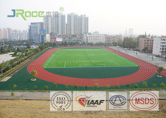 ECO Friendly Tartan Track Surface Non Toxic Anti Fade For High School / College