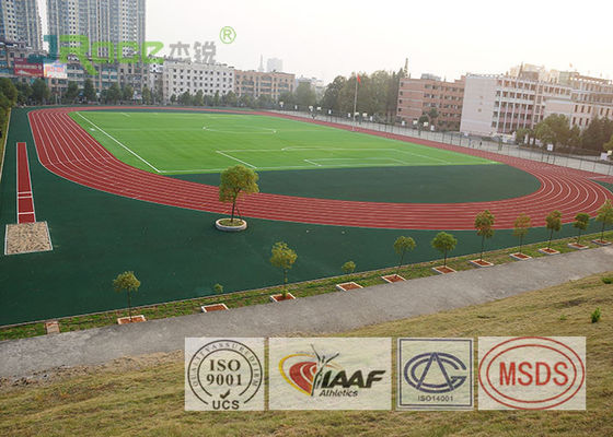 Indoor Athletics Track Surface , All Weather Running Track In High School