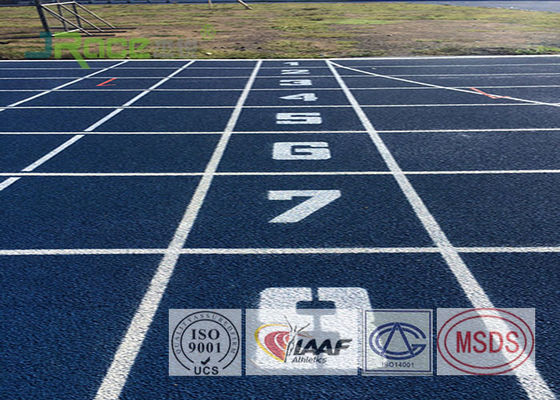 Breathable High School Running Tracks Material , Iaaf Approved Track Surfaces