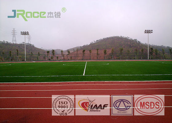 Professional Tartan Track Surface 42 % Shock Absorption , Long Service Time