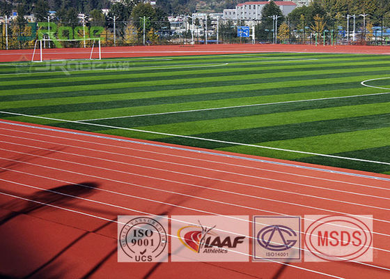 Water Based Rubber Running Track Material Tartan Track Non Toxic No Odor