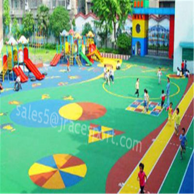 No Smell Colored Epdm Rubber Granules , Epdm Synthetic Rubber Flooring For Sport