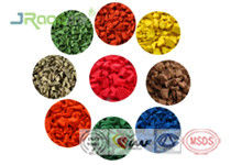 Playground EPDM Rubber Granules Particles Materials High Elasticity Flexible