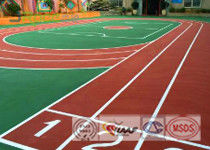 Weather Resistance Athletics Running Track SW System With Environmental EPDM