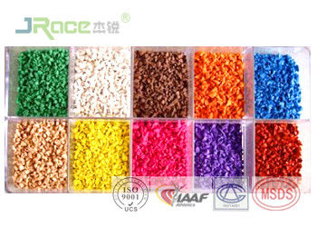 SBR And Colored Epdm Rubber Granules Customized For Artificial Grass Filling