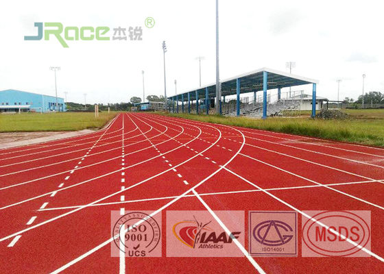 Good Resilient Jogging Track Flooring Running Track Material For Track And Field Athletic Center