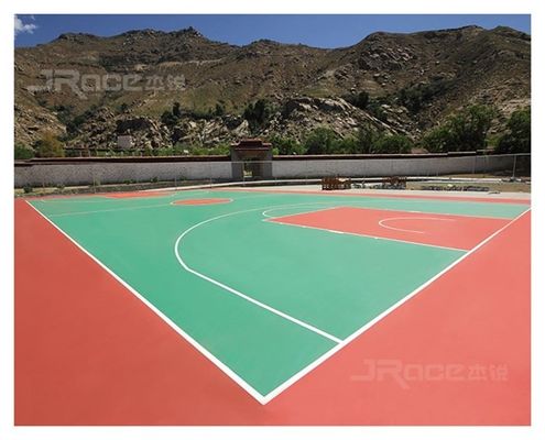 Silicon PU Material Basketball Court Flooring Sport Court Flooring