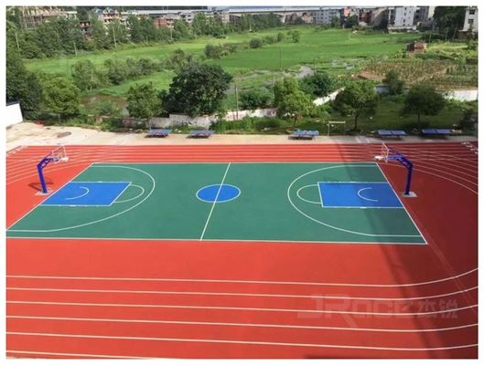 Professional 13mm Thickness Spray Coat Rubber Material Running Track