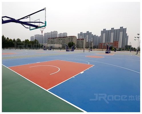 Indoor & Outdoor Rubber Synthetic Material Basketball Court Sports Flooring