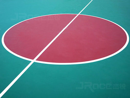 Resurface Basketball Sport Court For Table Tennis , Outdoor Rubber Basketball Flooring