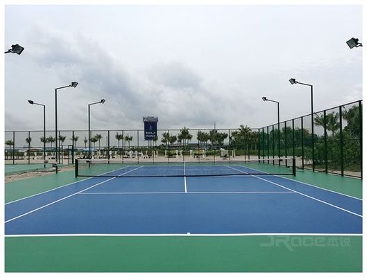 Outdoor Tennis Court Paint Rubber Flooring For Basketball , Volleyball , Badminton