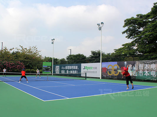 Outdoor Tennis Court Paint Rubber Flooring For Basketball , Volleyball , Badminton