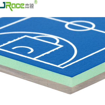 Silicon PU Material Badminton Sports Floor / Indoor And Outdoor Badminton Court