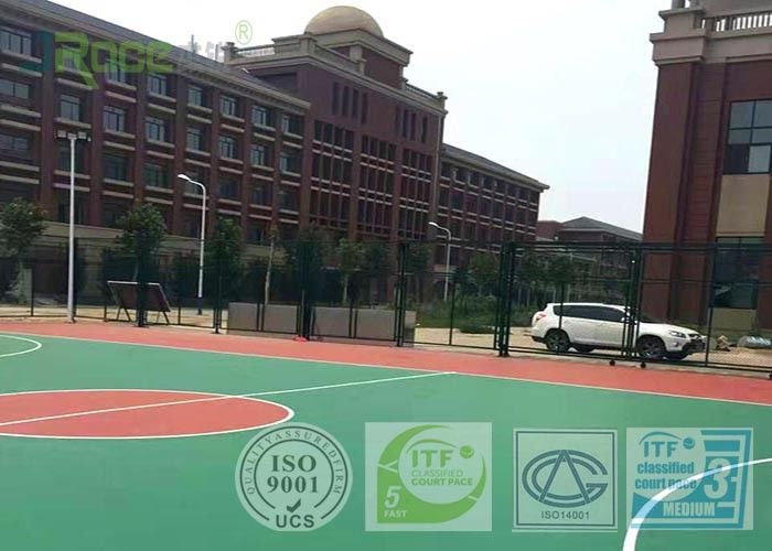 Wear Resistant Outdoor Basketball Court Flooring , Multi Purpose Outdoor Sports Courts