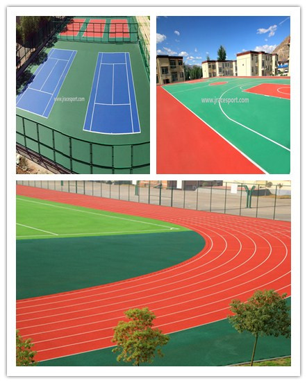 Athletics Running Track Flooring Weather Resistant For Outdoor Playground