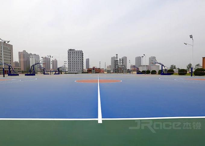 Recycled Multi Sport Court Flooring Outdoor Basketball Court Tiles